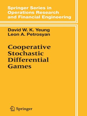 cover image of Cooperative Stochastic Differential Games